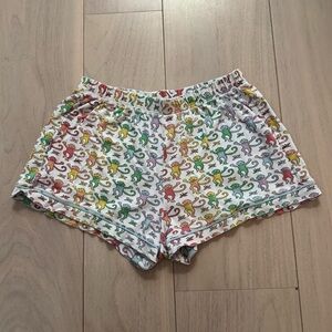 Roller Rabbit disco monkey pajamas SHORTS ONLY size XS